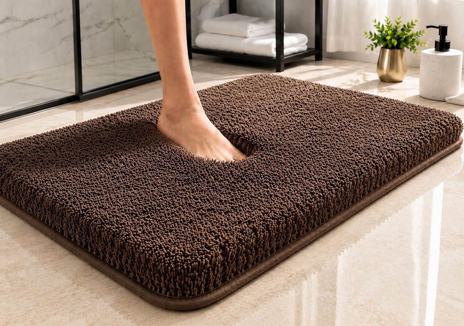 hownice Microfiber Bathroom Mat-picture-13