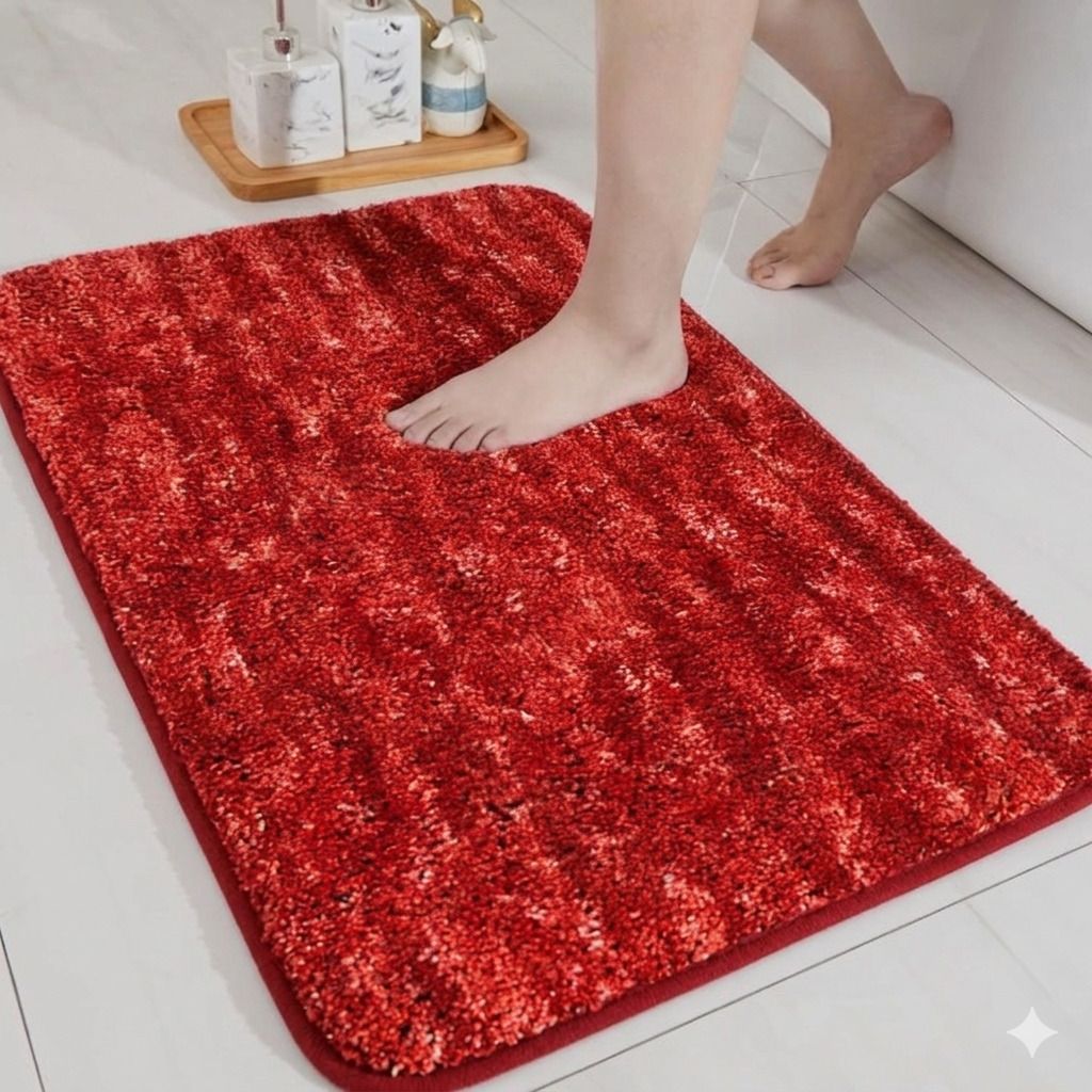 modern fab Microfiber Bathroom Mat-picture-16