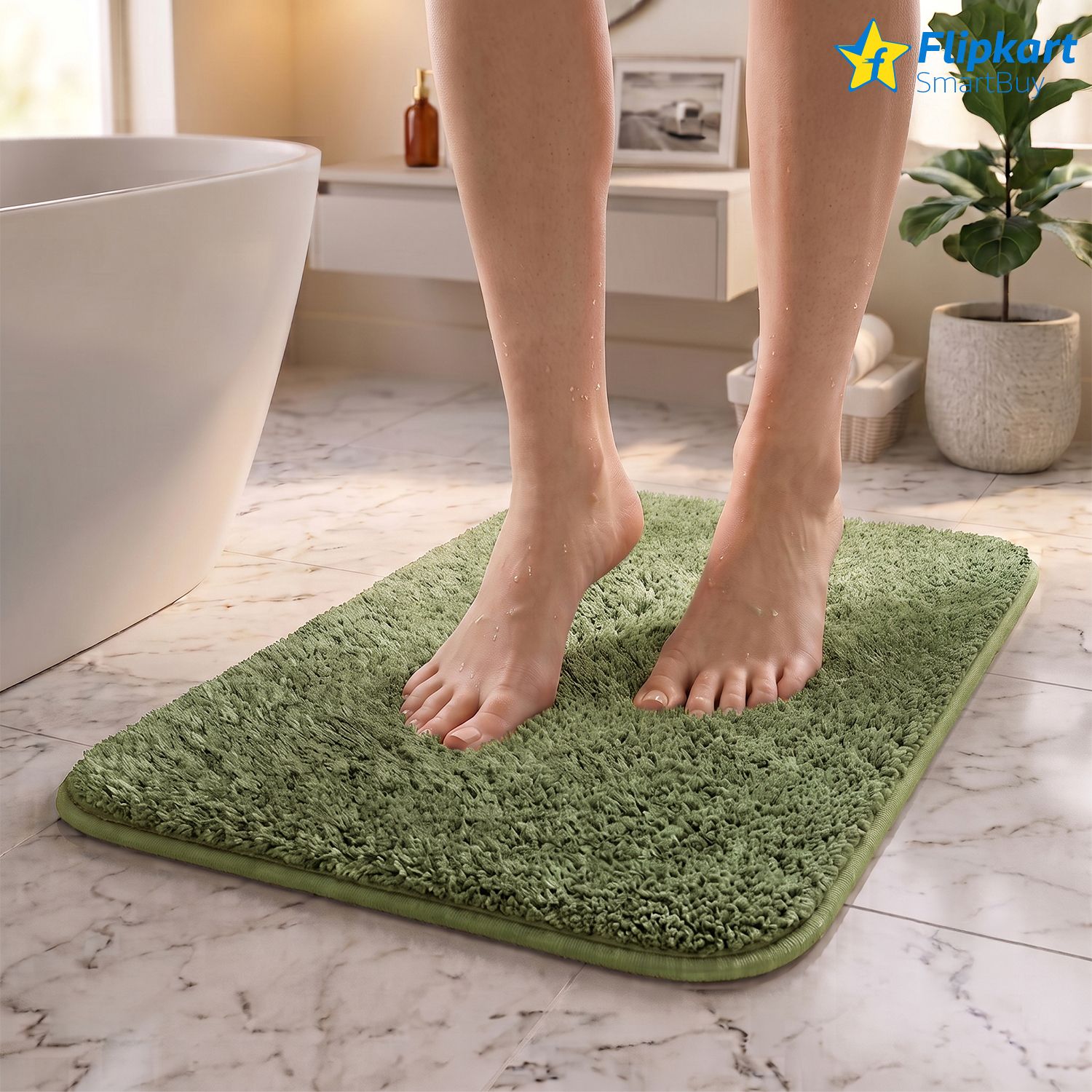 flipkart smartbuy Microfiber Bathroom Mat-picture-29
