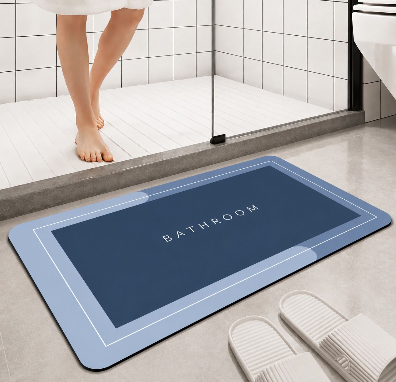 jilox Rubber Bathroom Mat-picture-2