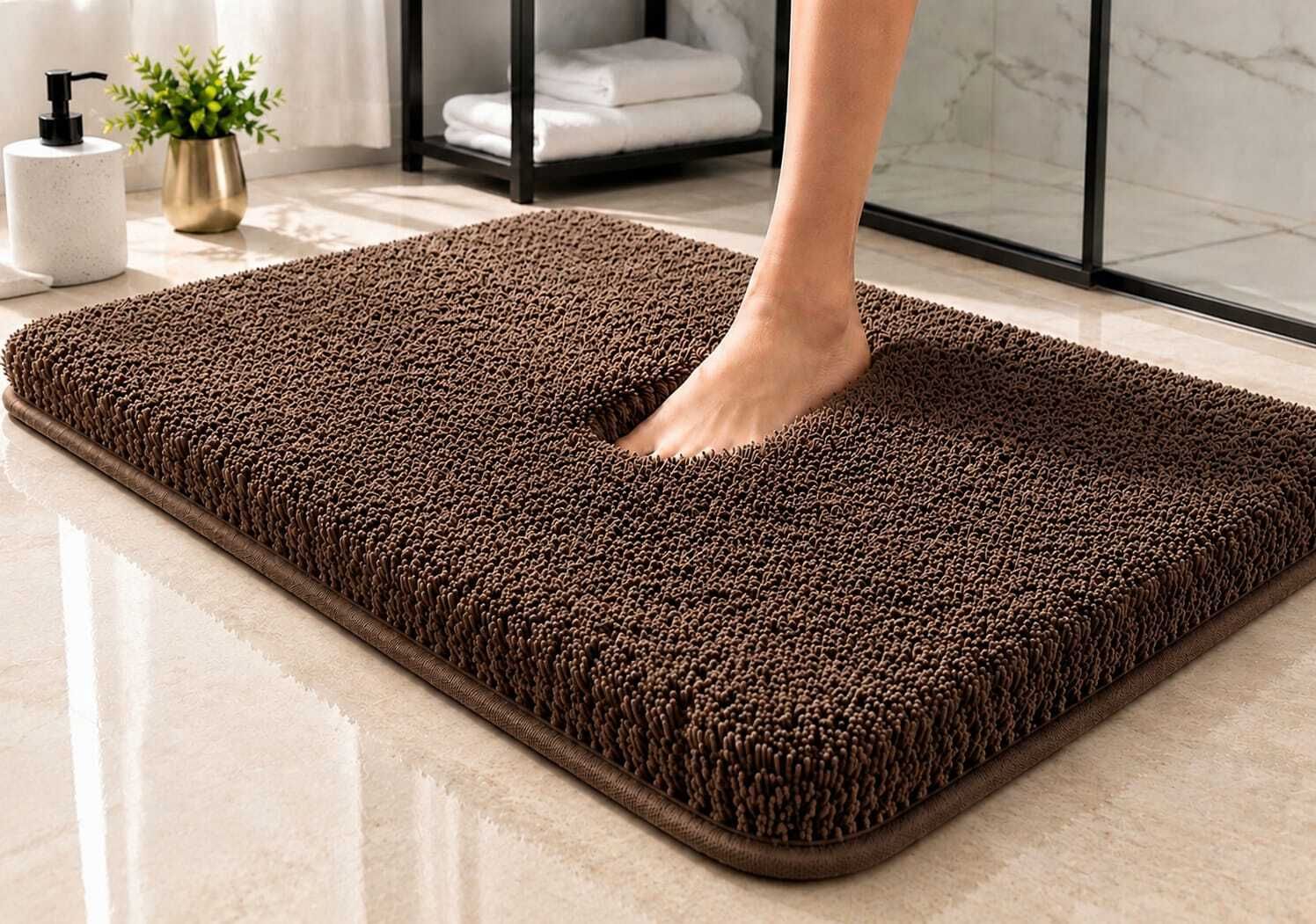 hownice Microfiber Bathroom Mat-picture-13