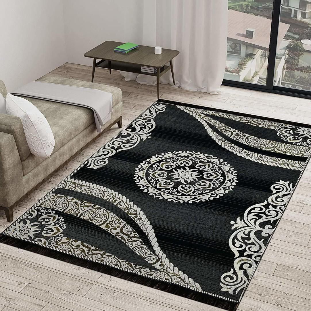 urbanwashcare 5 ft X 7 ft Velvet Carpet-picture-47