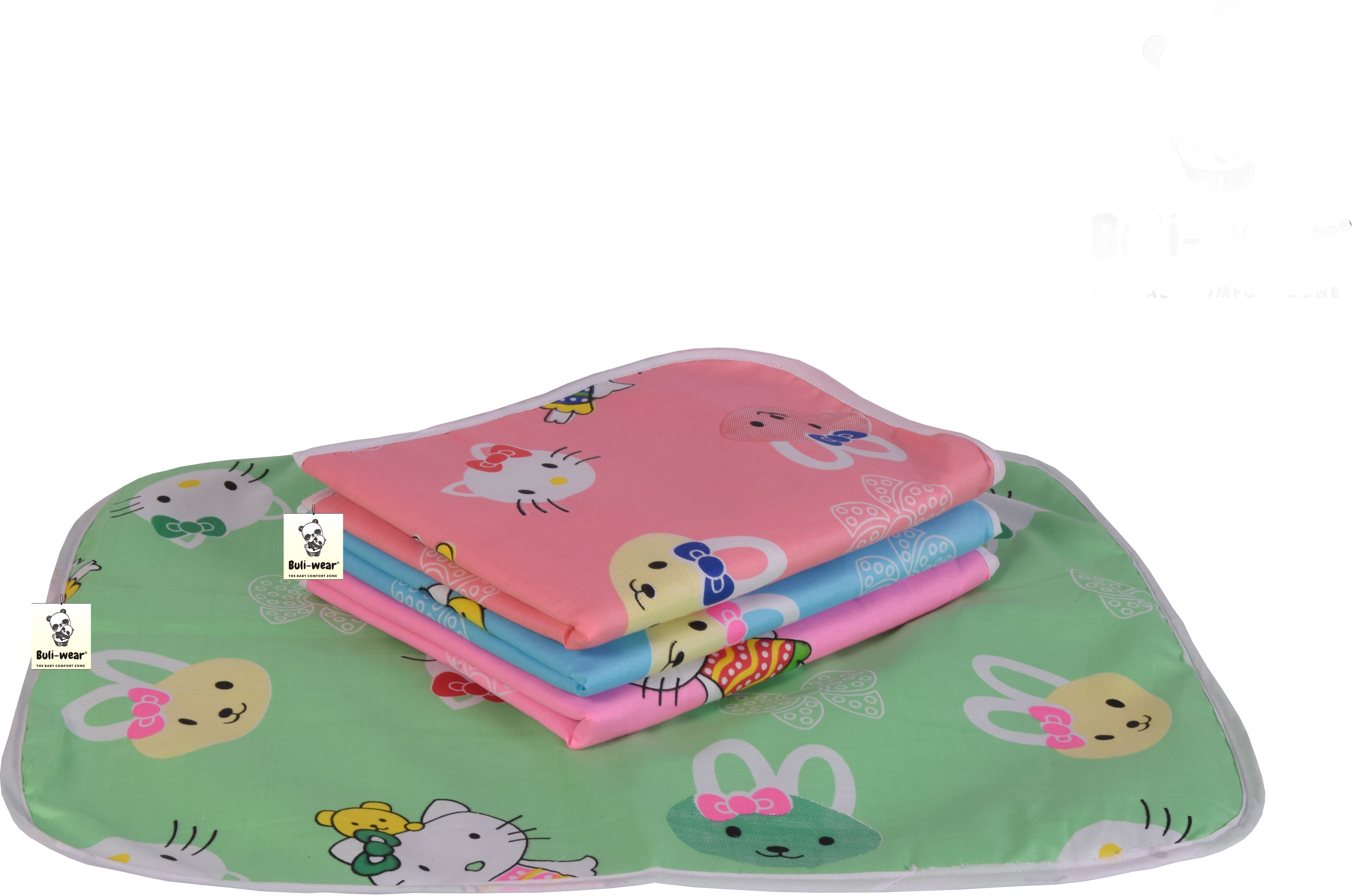 Cotton, Plastic Baby Bed Protecting Mat-image-46