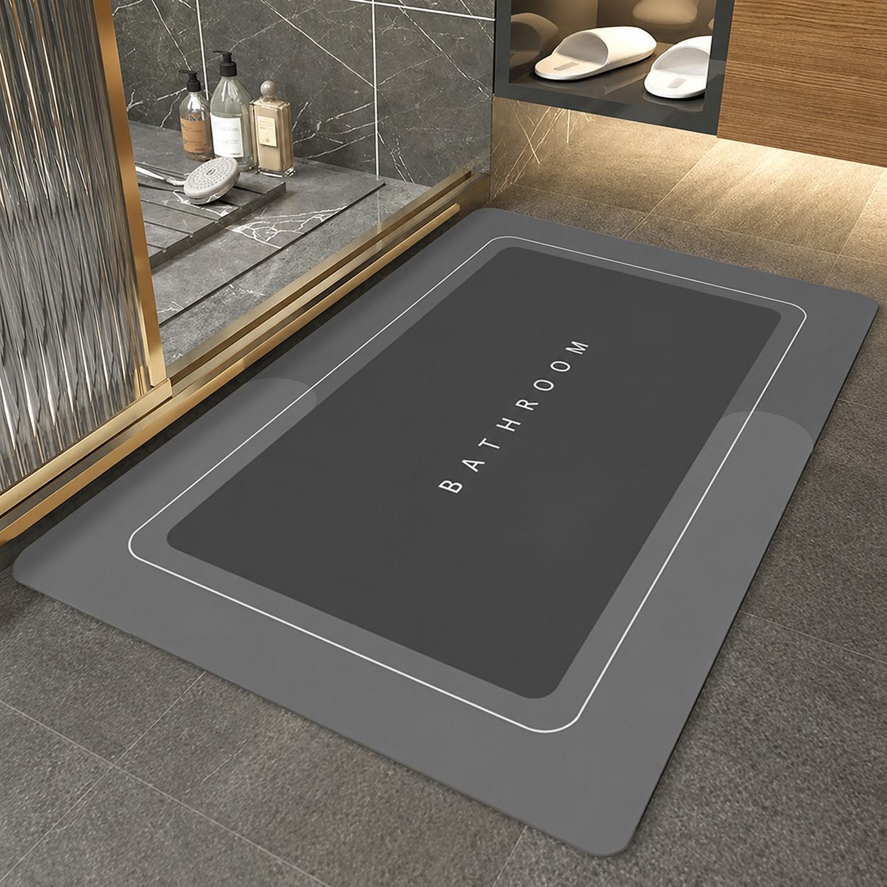 jidha Polyester Bathroom Mat-picture-20