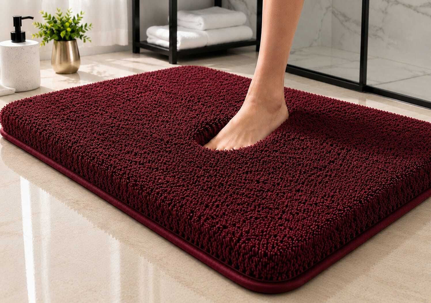 hownice Microfiber Bathroom Mat-picture-14