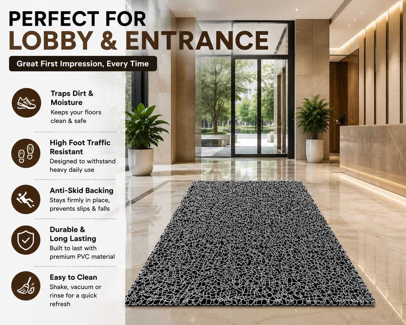 brightmat Rubber, PVC (Polyvinyl Chloride) Floor Mat-picture-29