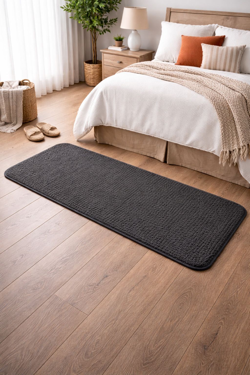 blissful creations Microfiber, Rubber Floor Mat-picture-24
