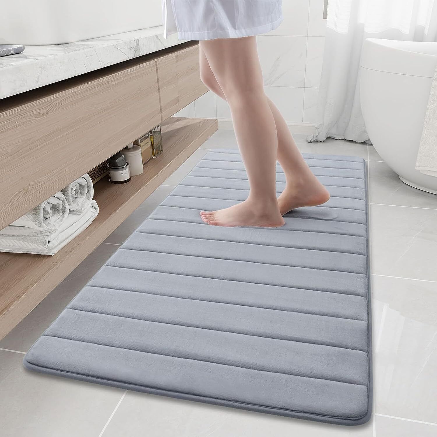 buganda Microfiber Bathroom Mat-picture-26