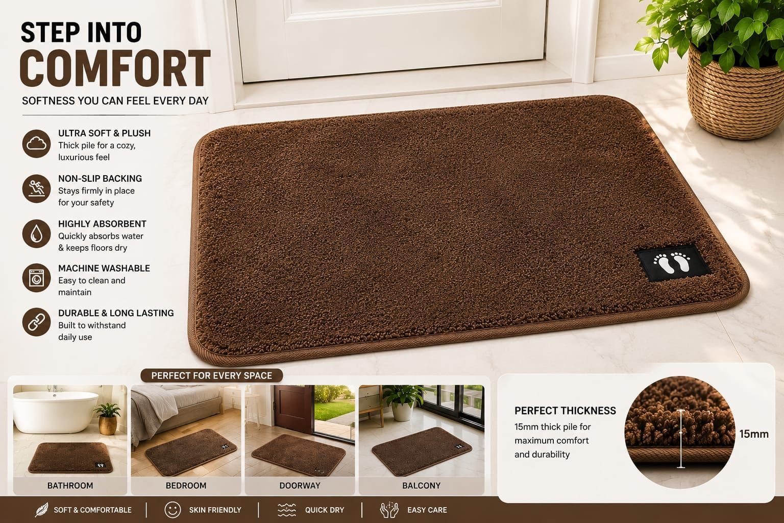 weavenation PVC (Polyvinyl Chloride) Door Mat-picture-45