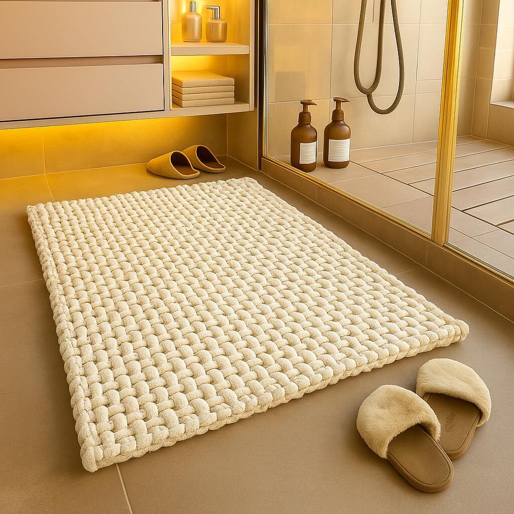 lahome Cotton Bathroom Mat-picture-46