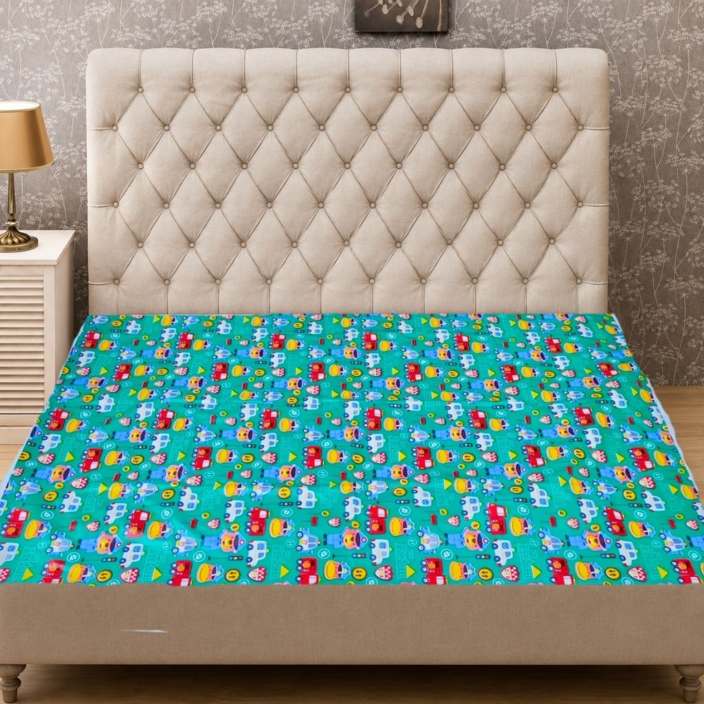 kiddo world PVC (Polyvinyl Chloride) Baby Bed Protecting Mat-picture-17