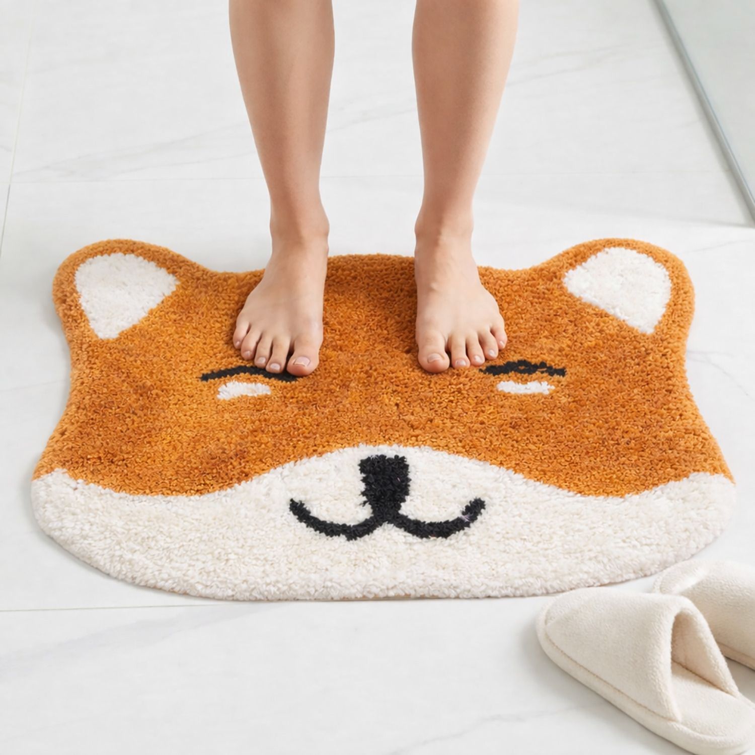mknoir Cotton, Microfiber Bathroom Mat-picture-25
