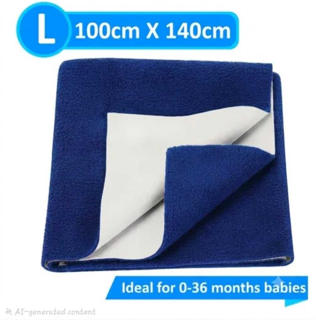 Cotton, Polyester Baby Bed Protecting Mat-image-6