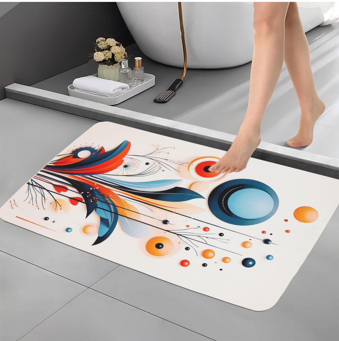 bella true Rubber Bathroom Mat-picture-13