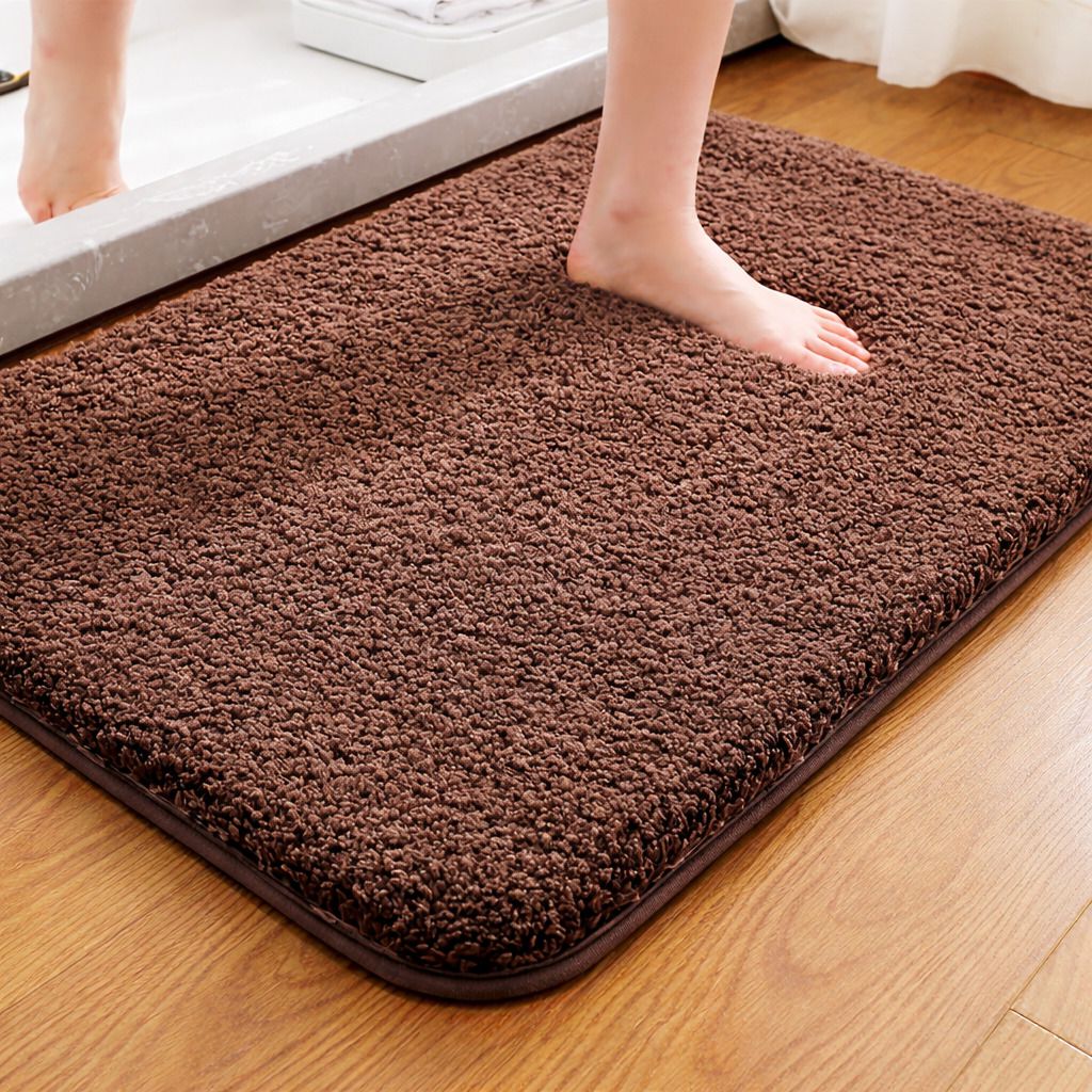 hownice Cotton, Rubber, Microfiber, Plastic Bathroom Mat-picture-12