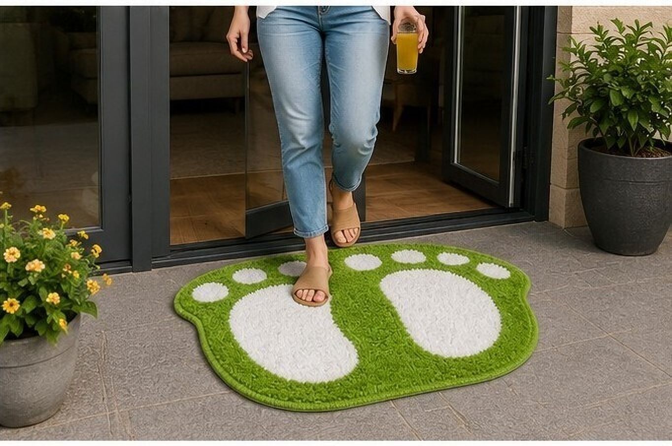 balajikart Microfiber, PP (Polypropylene), Polyester, Rayon, TPE (Thermoplastic Elastomer) Floor Mat-picture-44