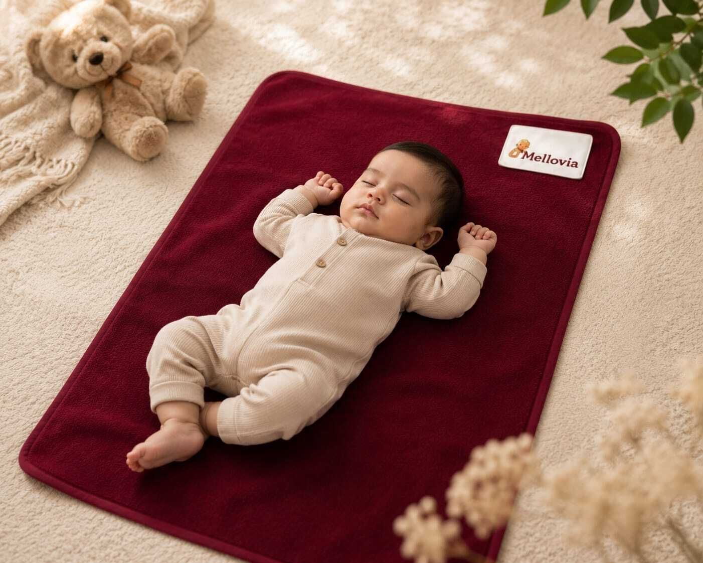 Cotton Baby Bed Protecting Mat-image-9