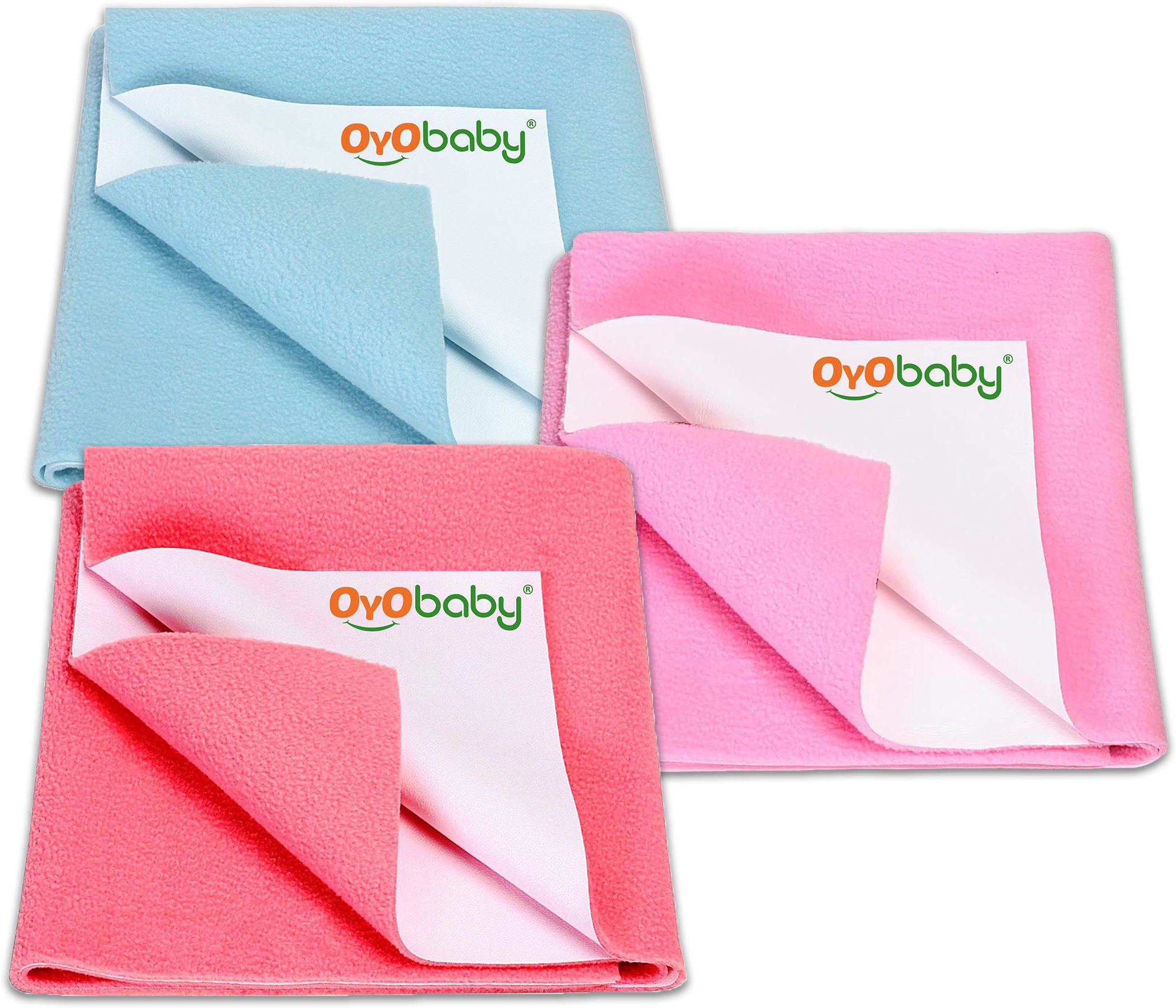 Fleece Baby Bed Protecting Mat-image-49