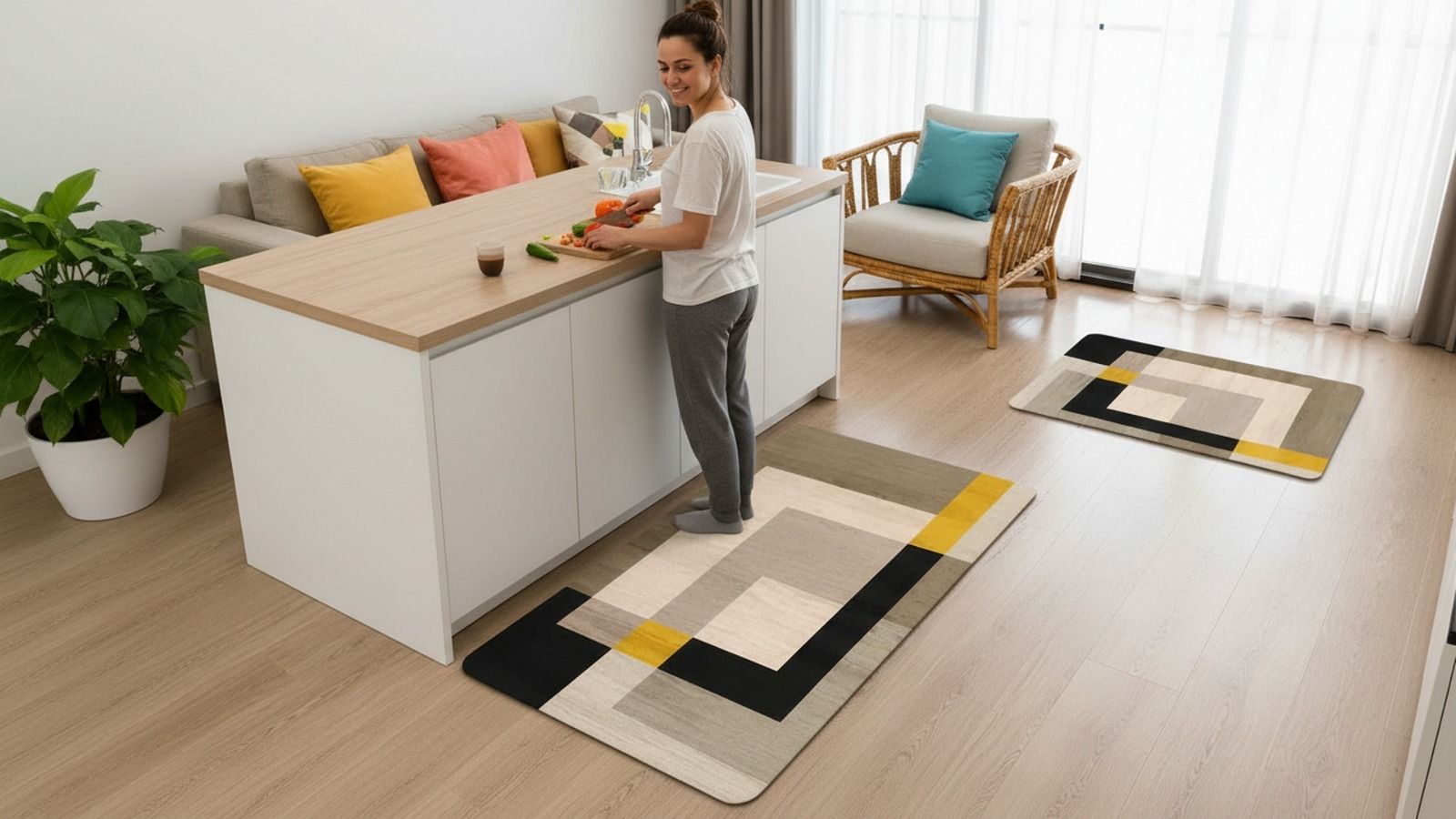 chiddhan 40 cm X 120 cm Polyester, Rubber Runner-picture-36