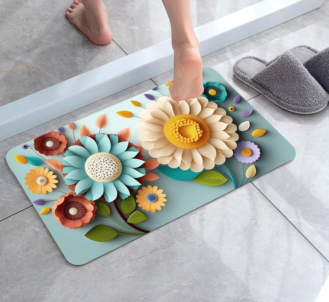 wonderland 58 cm X 58 cm Rubber Carpet-picture-35