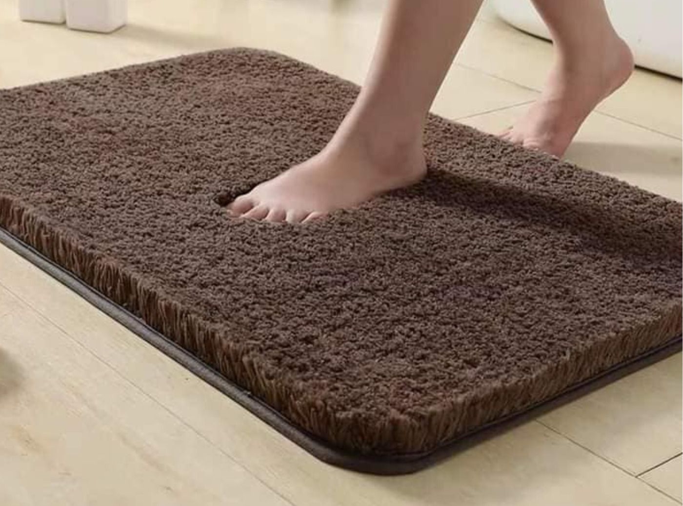 hownice Microfiber, Cotton, Rubber Bathroom Mat-picture-10
