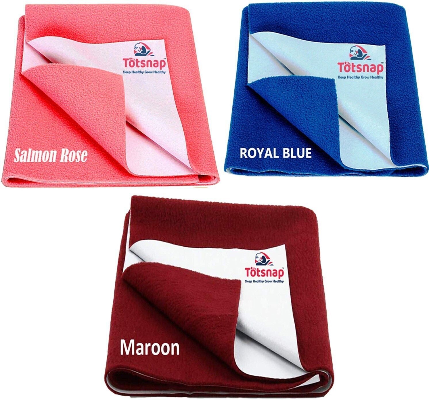Fleece, Rubber Baby Bed Protecting Mat-image-11