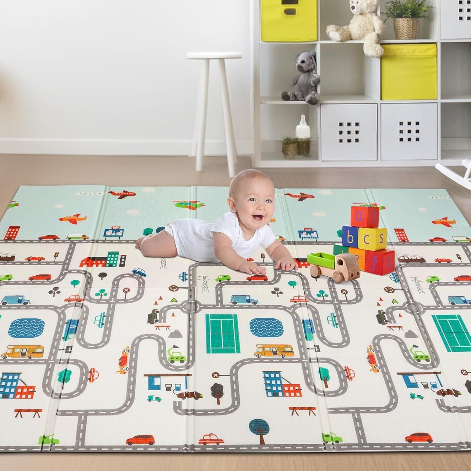 Microfiber Baby Play Mat-image-34
