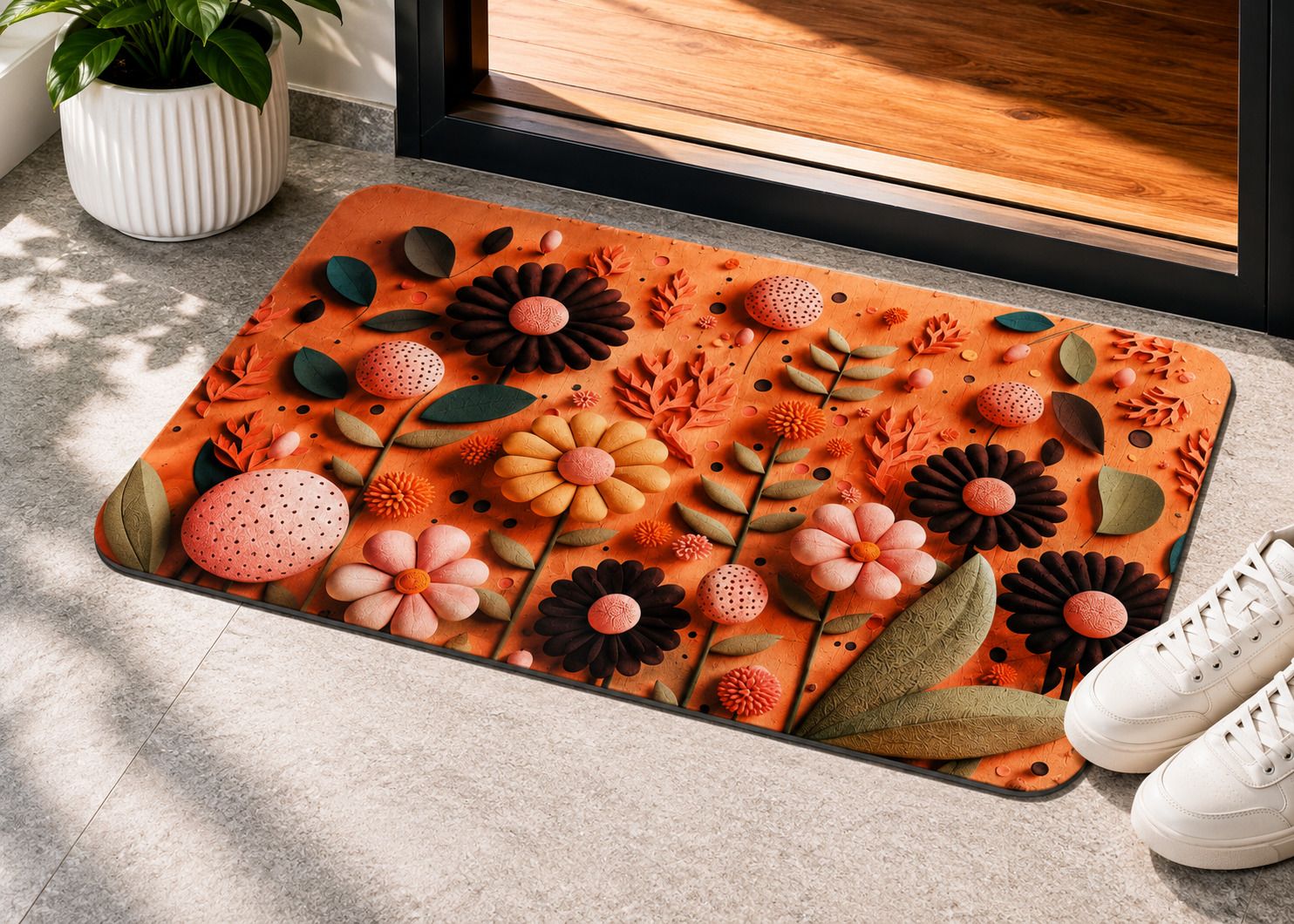 shreedecorhub Rubber Bathroom Mat-picture-41