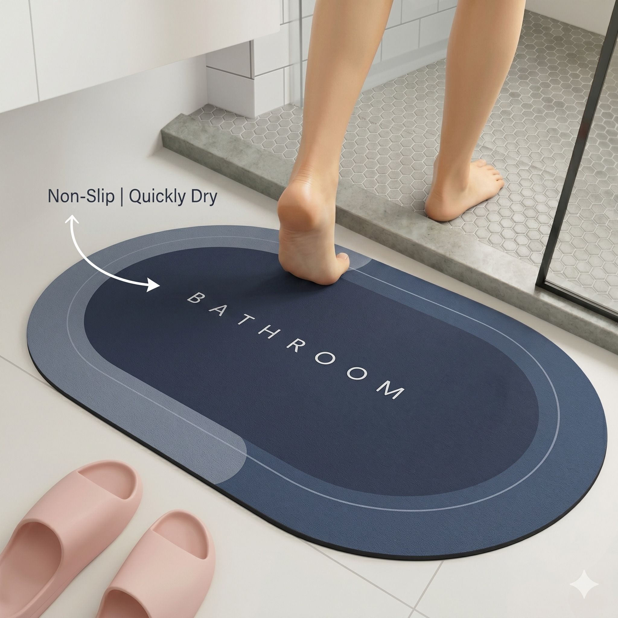 rerat enterprise Rubber Bathroom Mat-picture-10