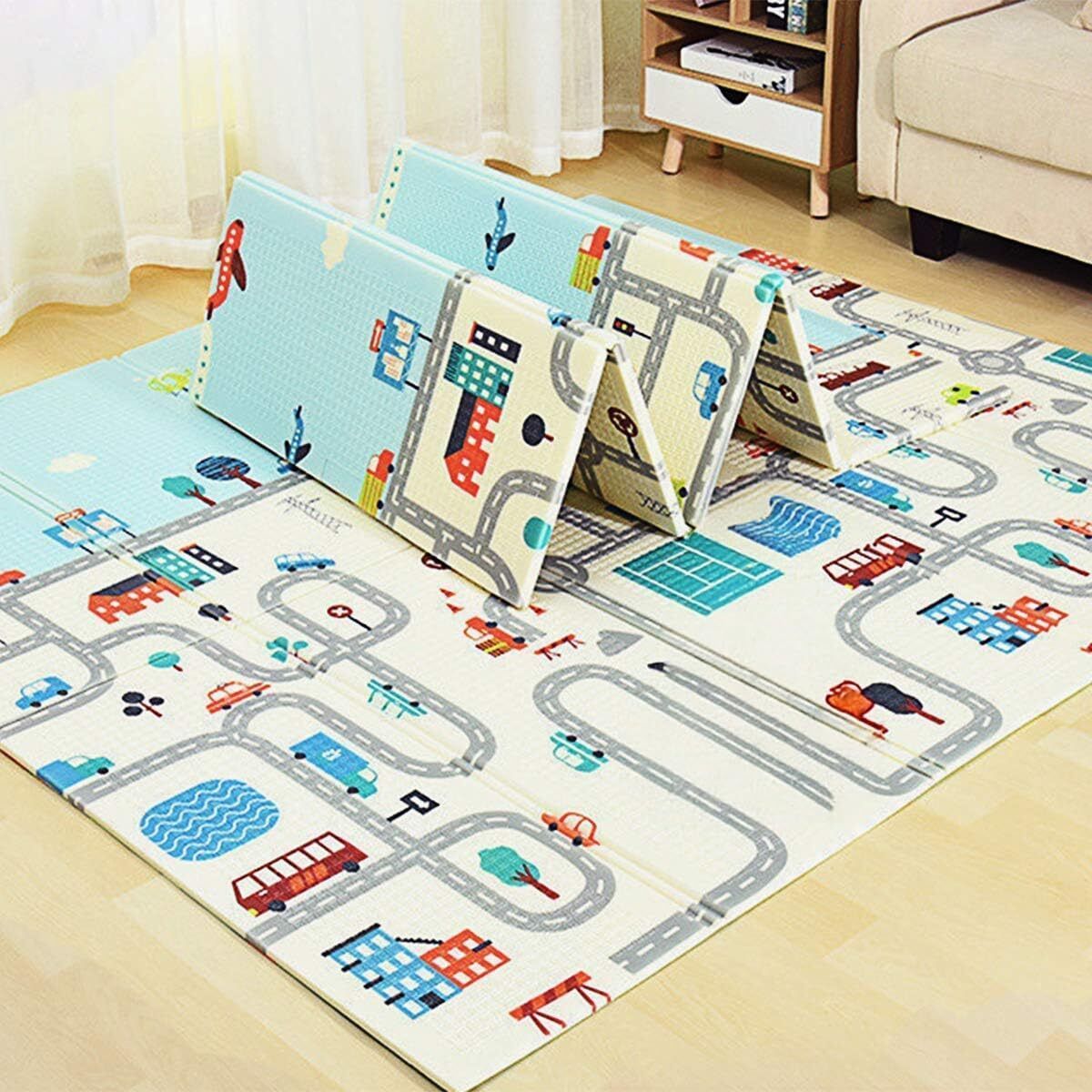 Microfiber Baby Play Mat-image-1