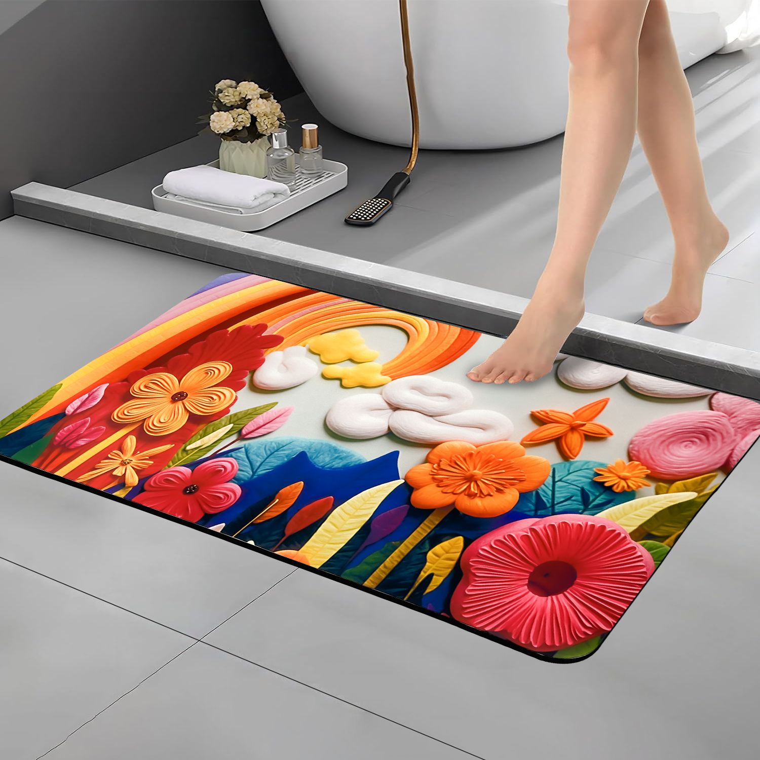 sunvibe Rubber Bathroom Mat-picture-16