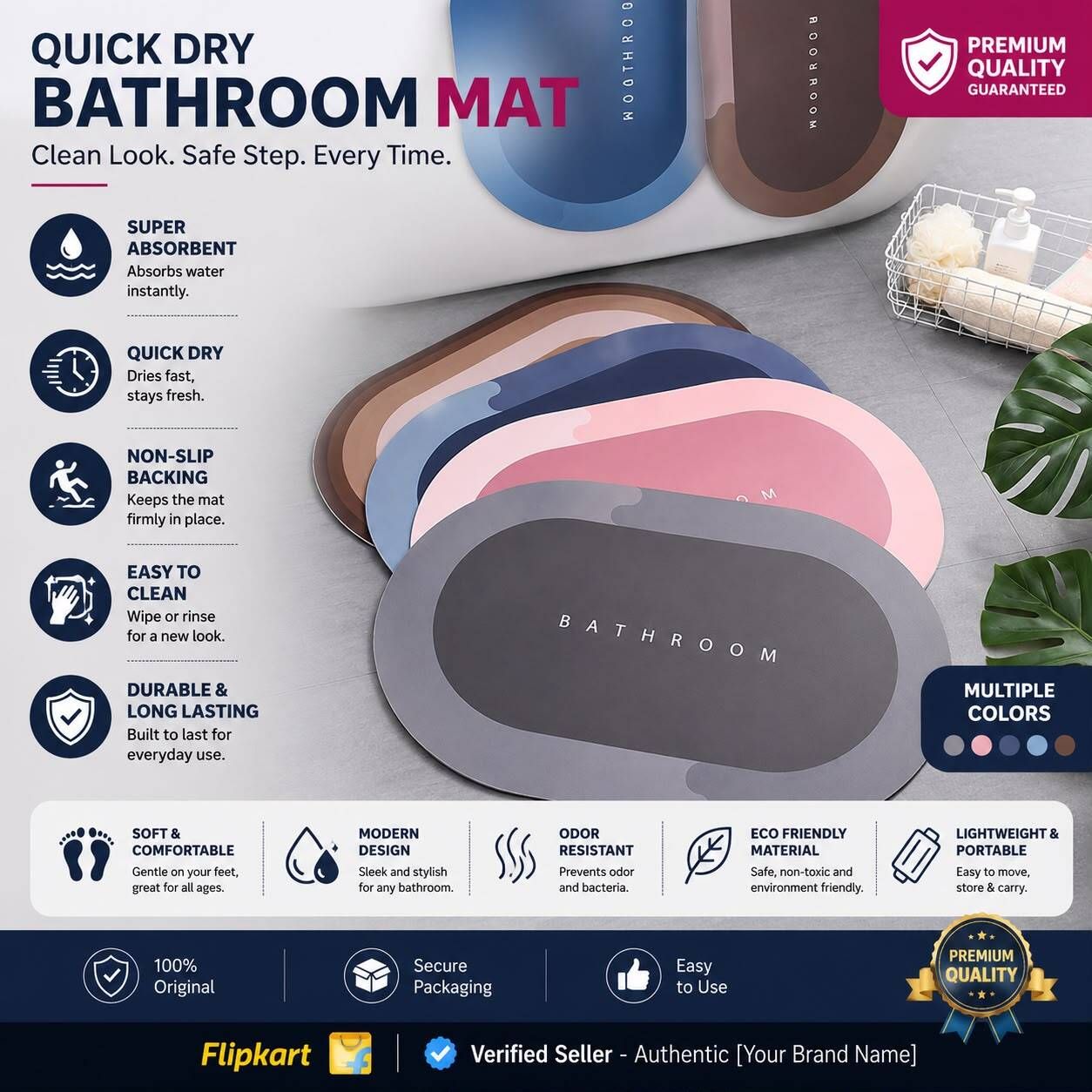 Rubber Bathroom Mat-image-28