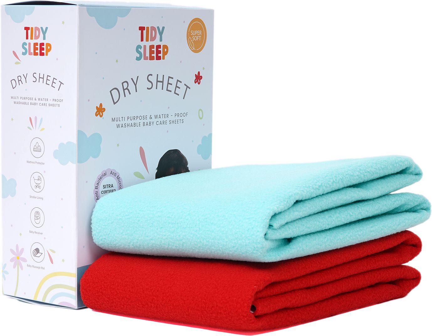 tidy sleep Fleece Baby Bed Protecting Mat-picture-29