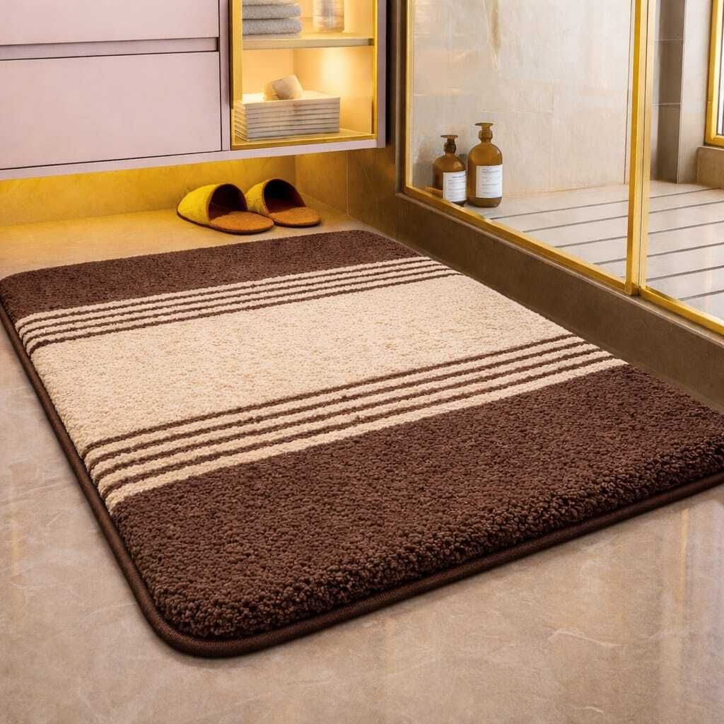 hownice Cotton, Rubber, Microfiber, Plastic Bathroom Mat-picture-27