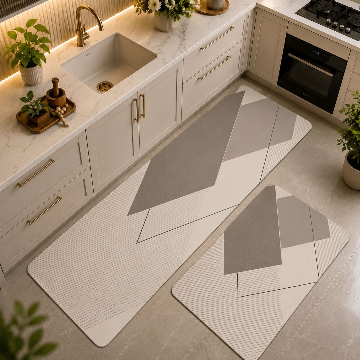 dhruvine Rubber Kitchen Mat-picture-1