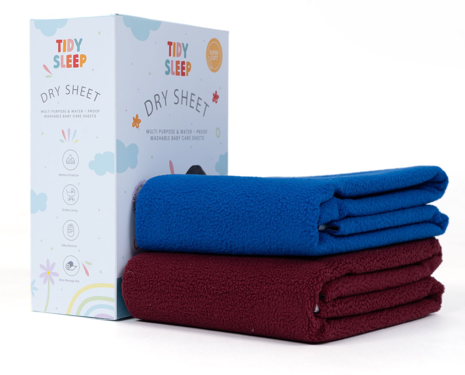 tidy sleep Fleece Baby Bed Protecting Mat-picture-23