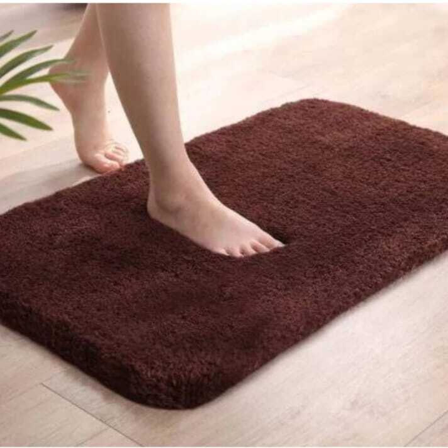 ayush handloom Microfiber Bathroom Mat-picture-25