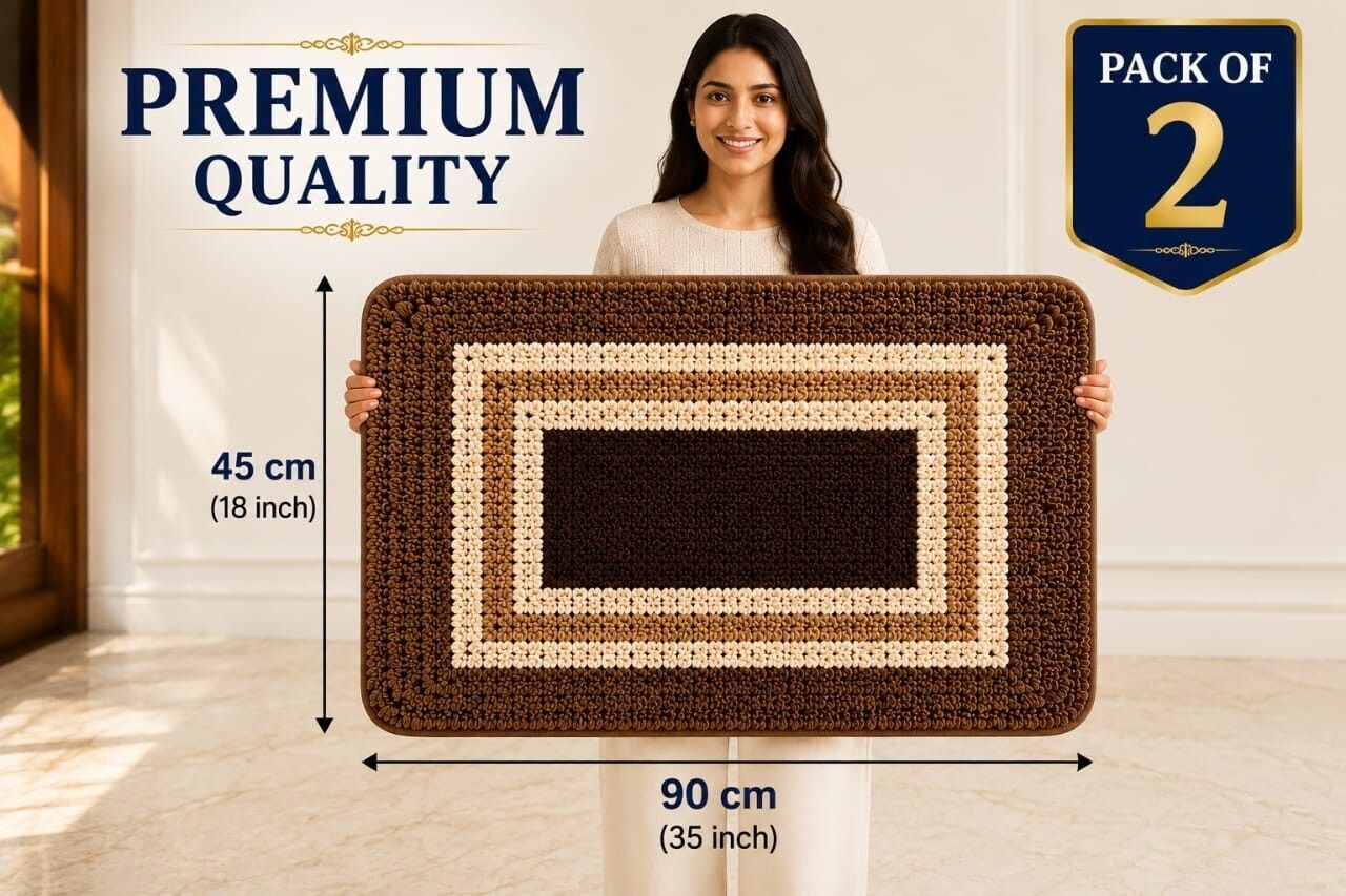 balajikart Microfiber, PP (Polypropylene), Polyester, Rayon, TPE (Thermoplastic Elastomer) Floor Mat-picture-41