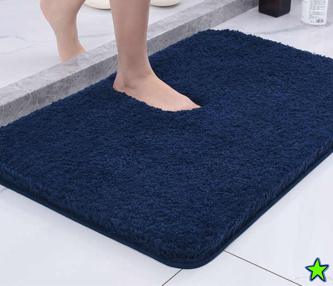 hownice Cotton, Rubber, Microfiber, Plastic Bathroom Mat-picture-11