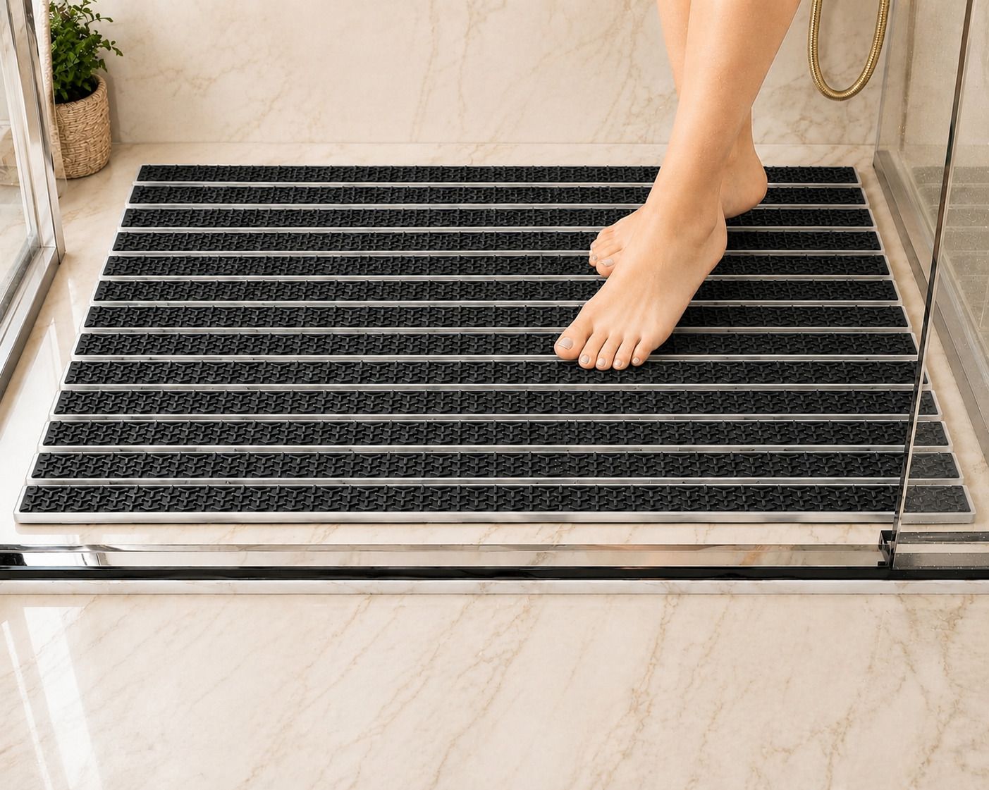 balajikart Plastic, Rubber, Silicone, TPE (Thermoplastic Elastomer) Bathroom Mat-picture-12