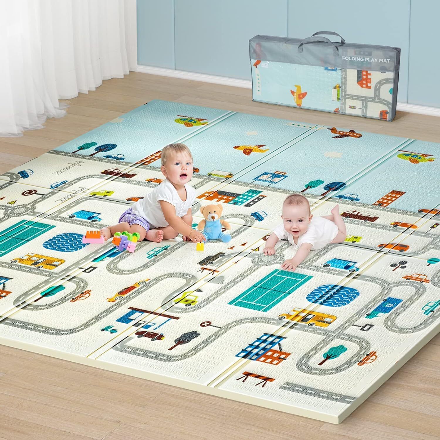 Microfiber Baby Play Mat-image-2