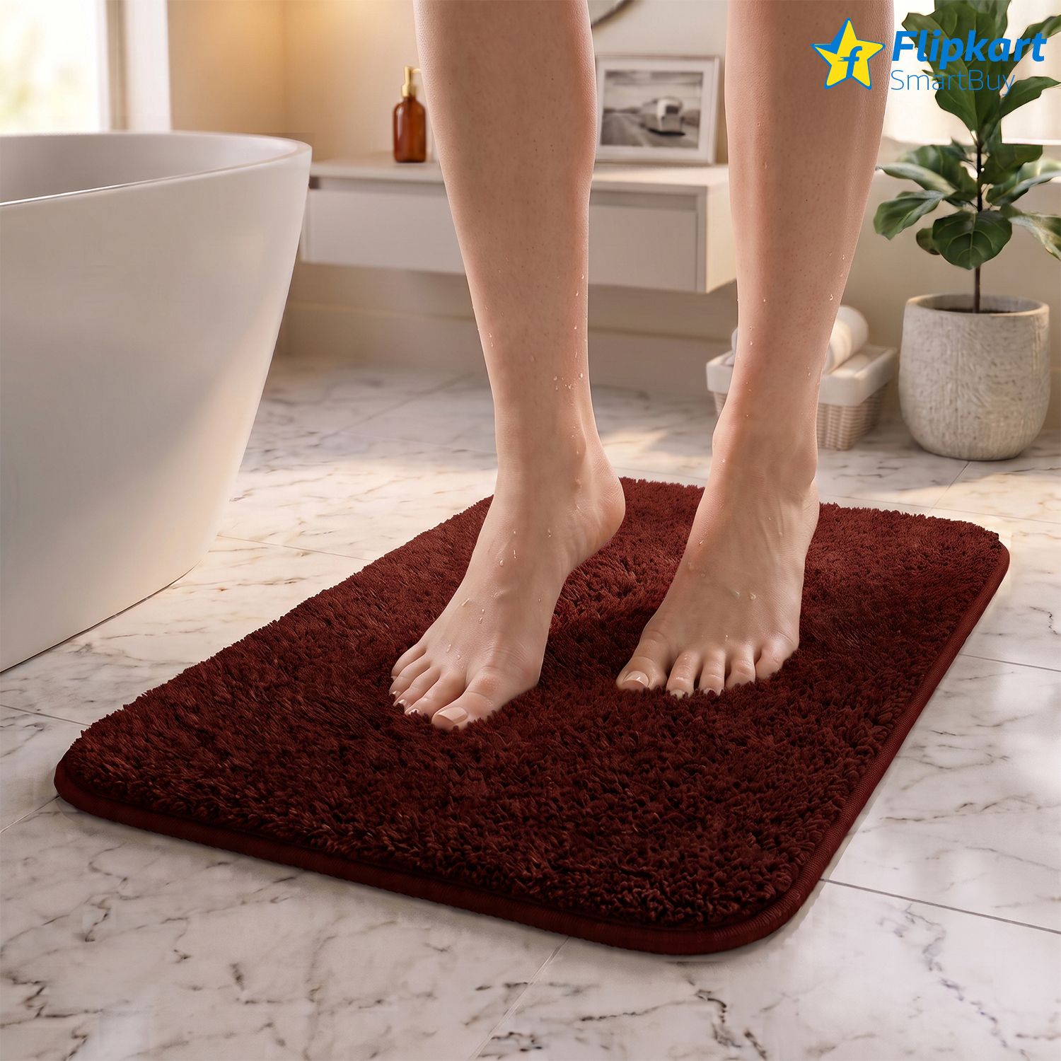 flipkart smartbuy Microfiber Bathroom Mat-picture-20