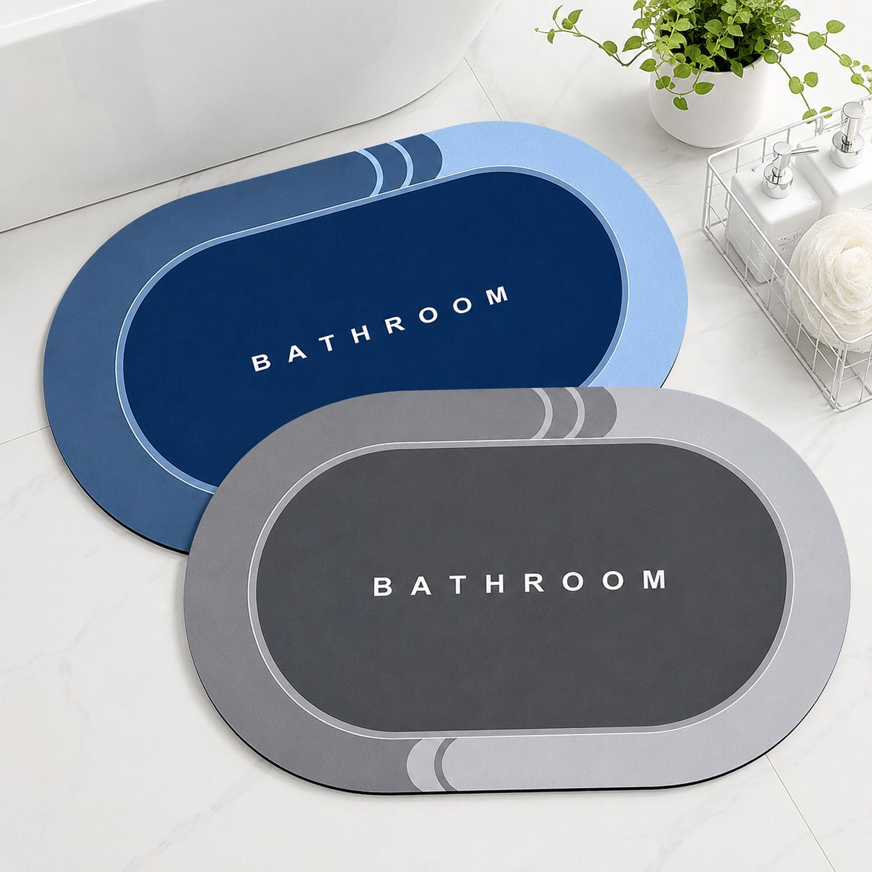 destinyhome Rubber Bathroom Mat-picture-21