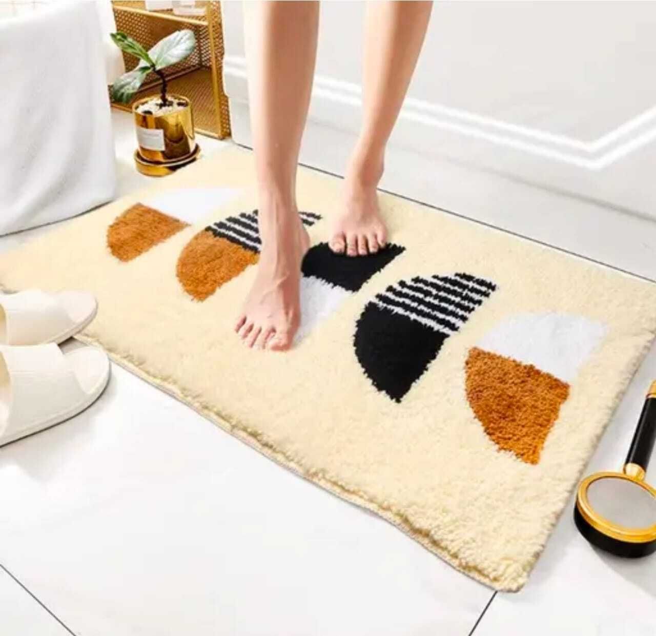shree shyam Microfiber Bathroom Mat-picture-37