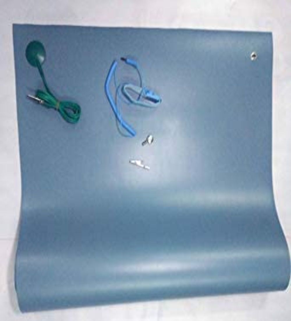 salvation ESD Antistatic Mat 3 Layer Table Mat 2 x 4 ft, Blue) with all set Flat Bottom Homogenizer Probe-picture-13