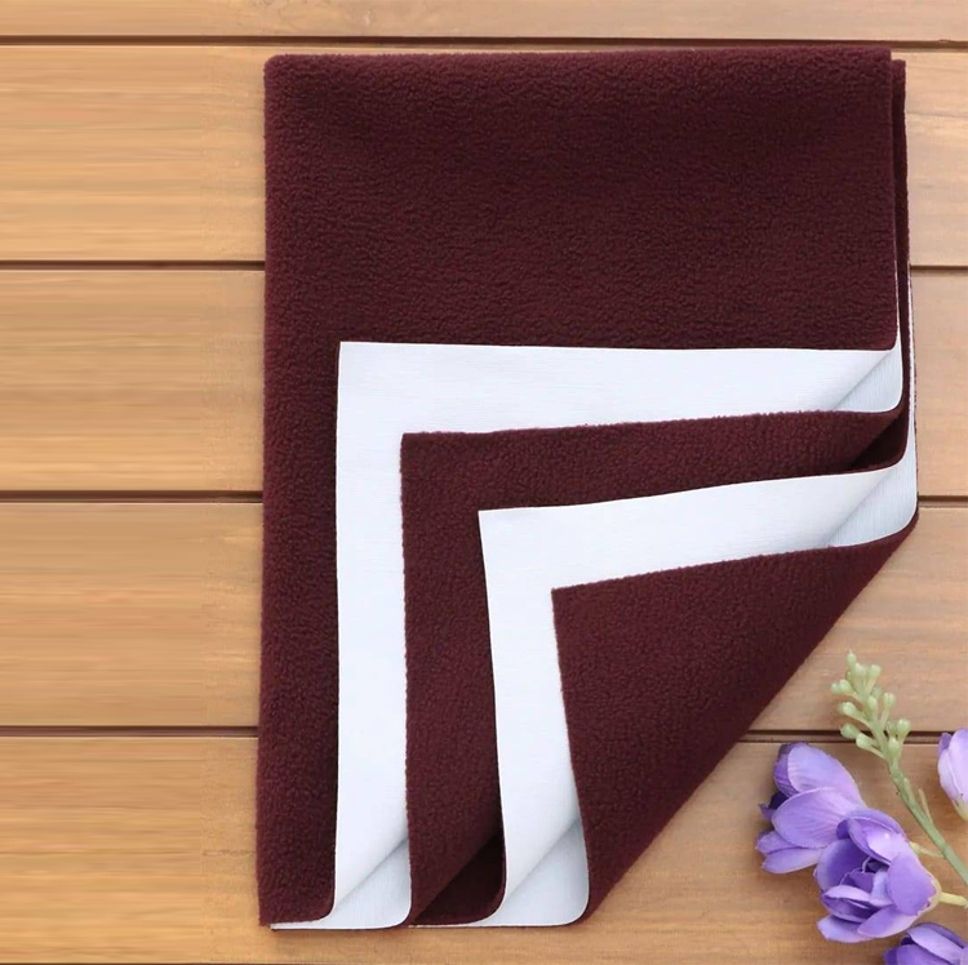 Fleece Baby Bed Protecting Mat-image-43
