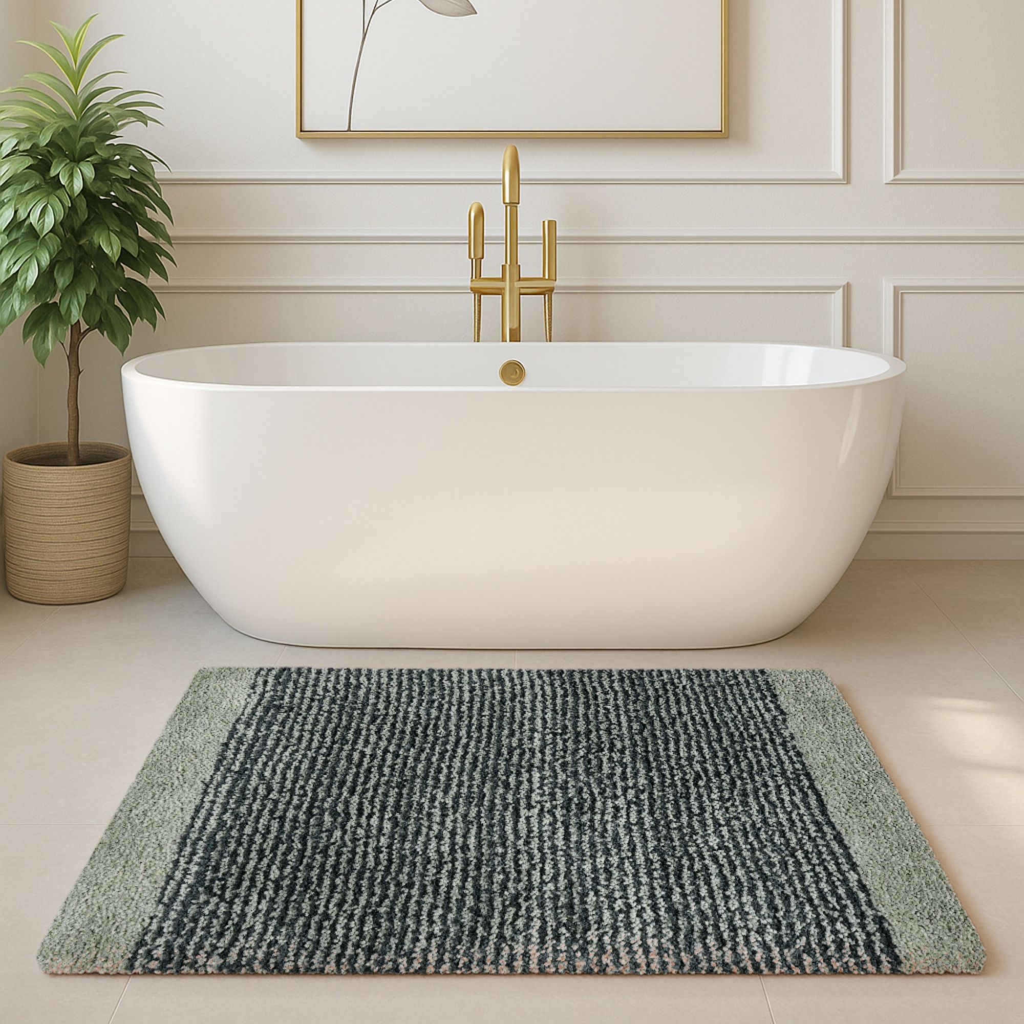 pano Polyester Bathroom Mat-picture-15