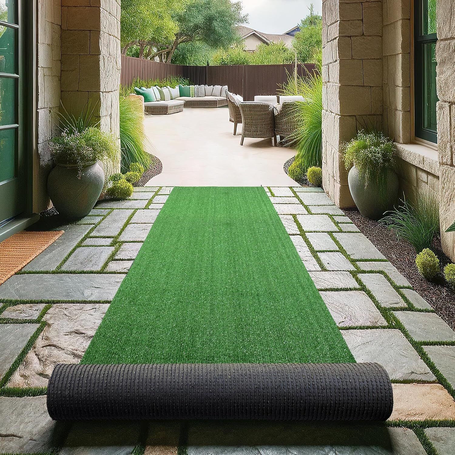 aavahan Artificial Grass Floor Mat-picture-12