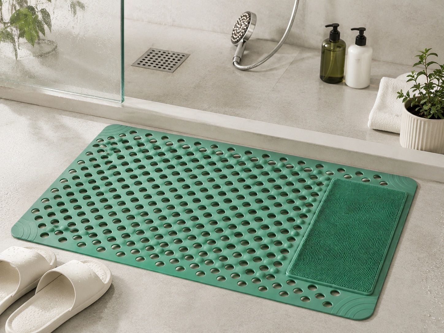 indusbay PVC (Polyvinyl Chloride) Bathroom Mat-picture-1