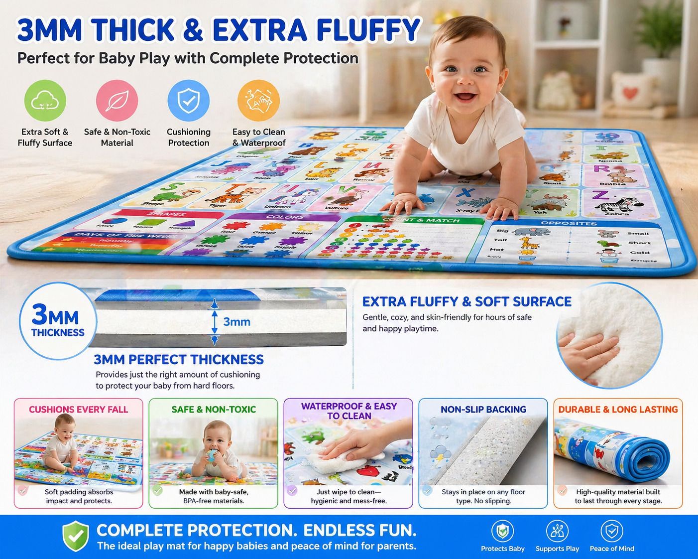 veloura Rubber Baby Play Mat-picture-14